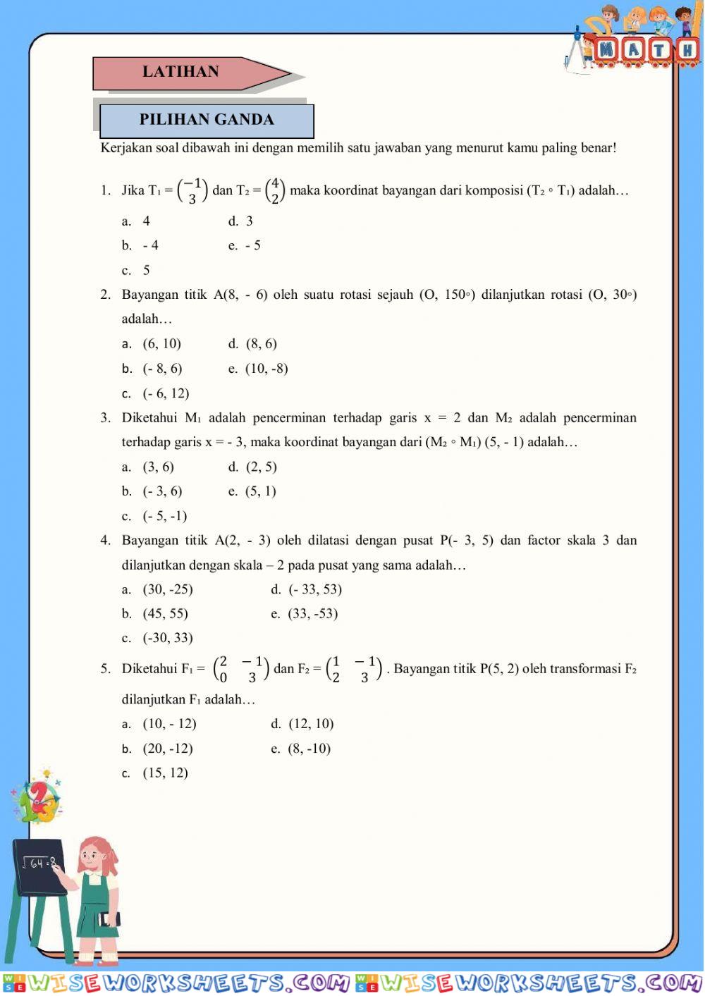 worksheet