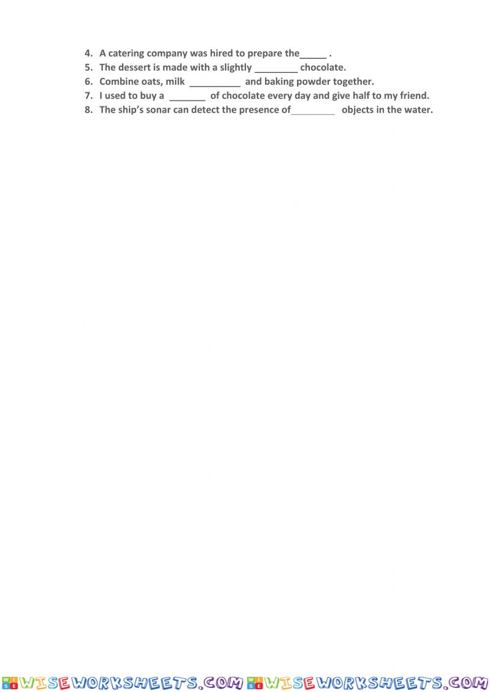 worksheet