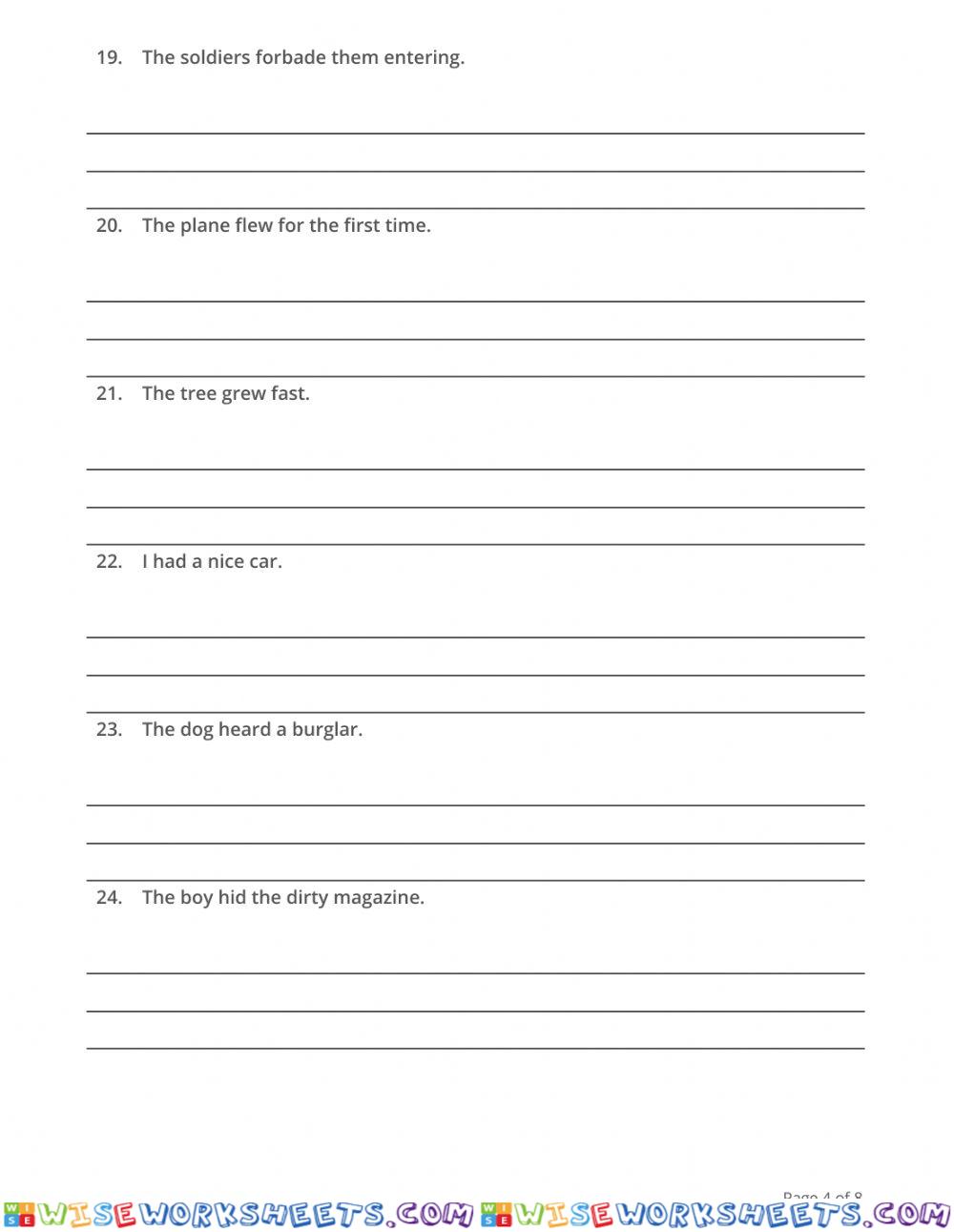 worksheet