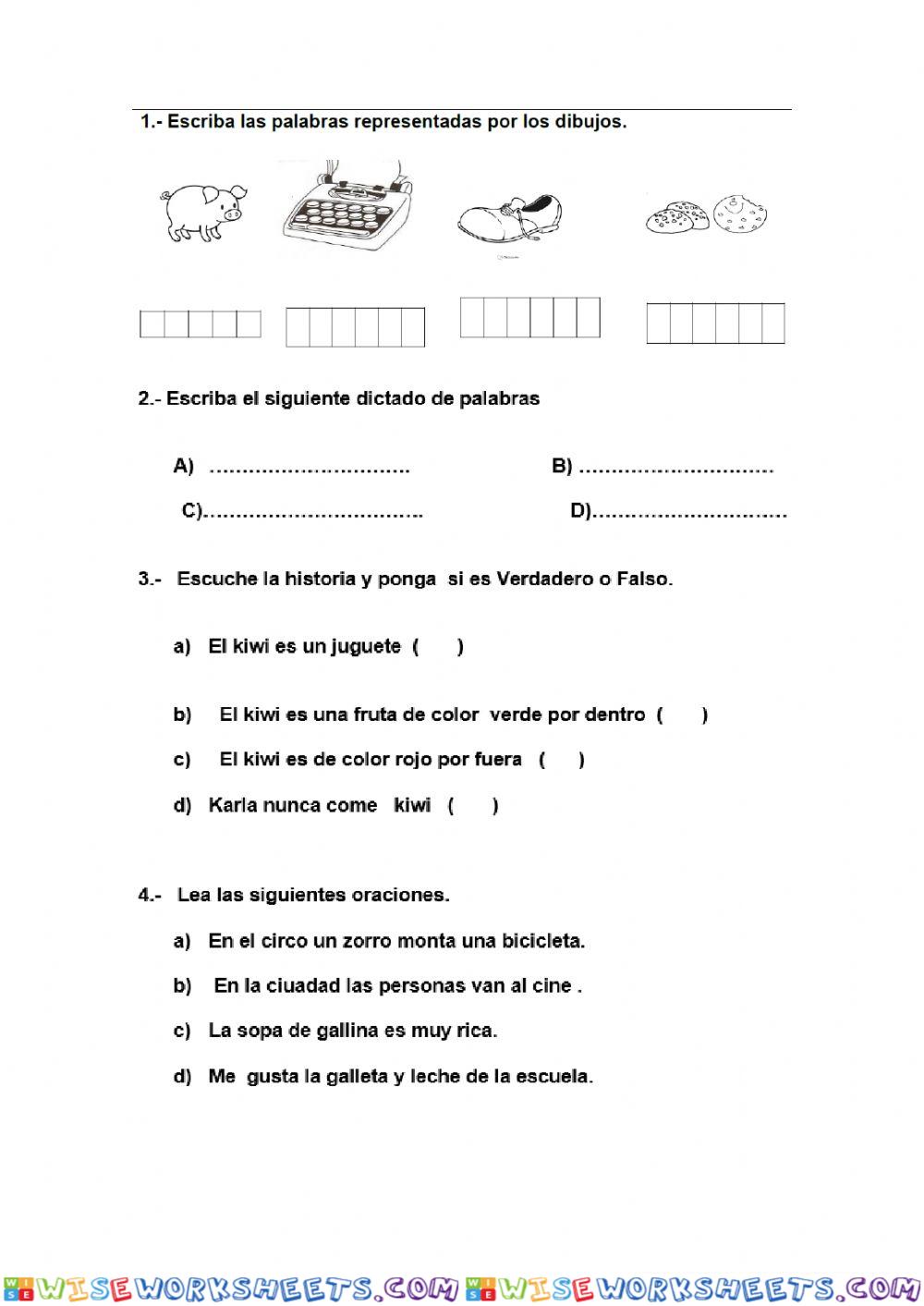 Examen Lengua y Literatura