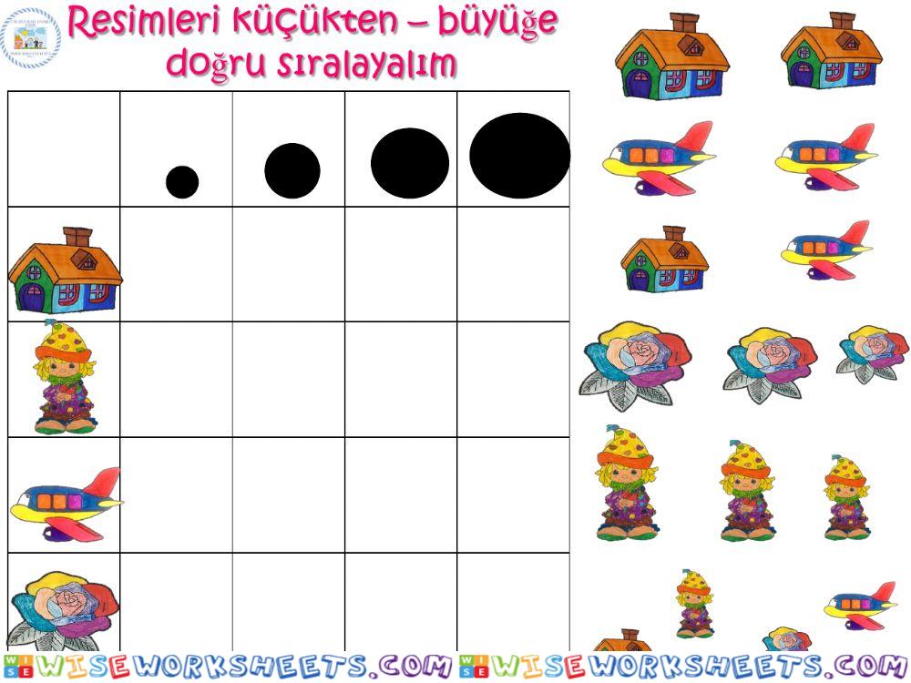 Küçükten Büyüğe Sıralama