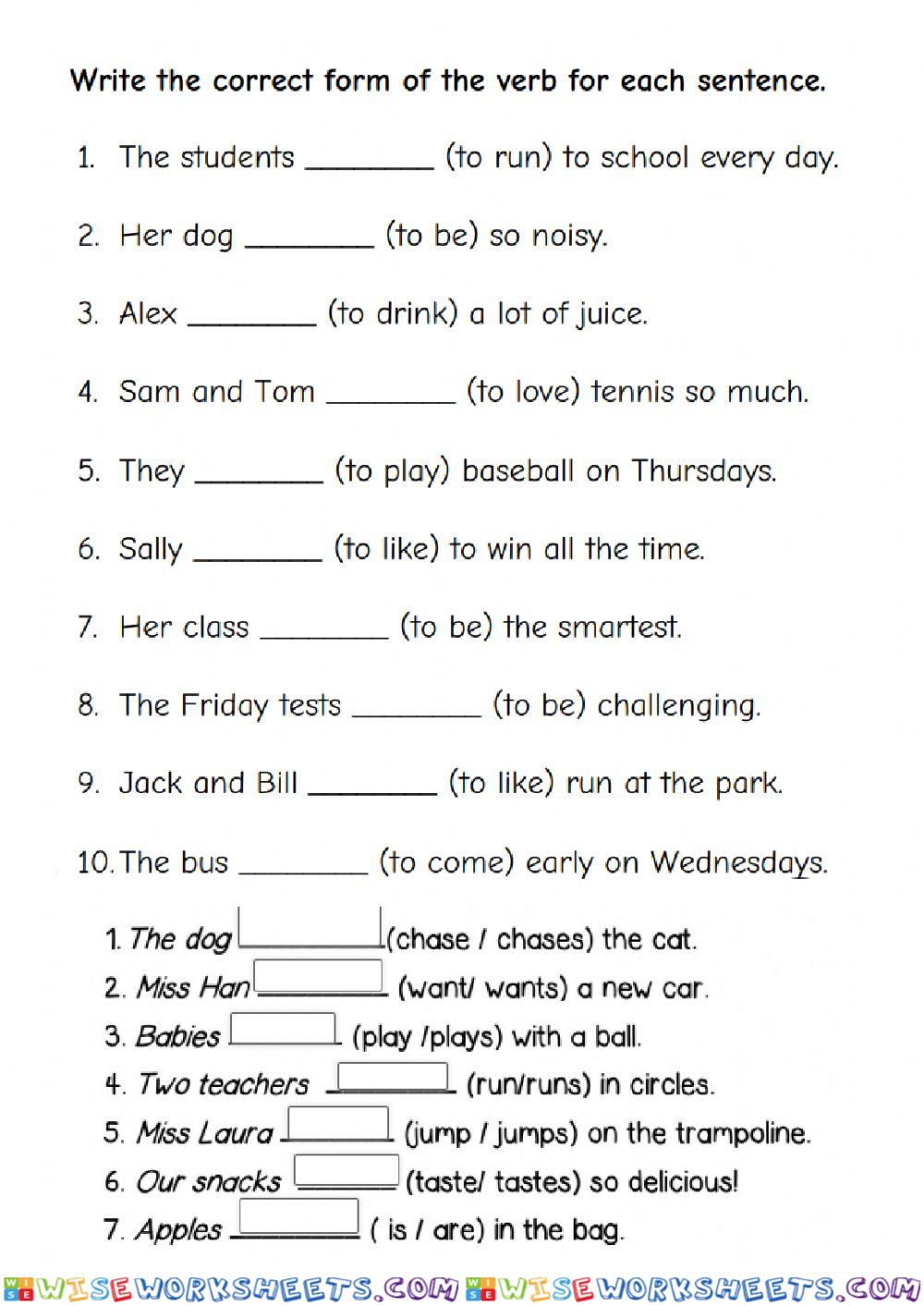 worksheet