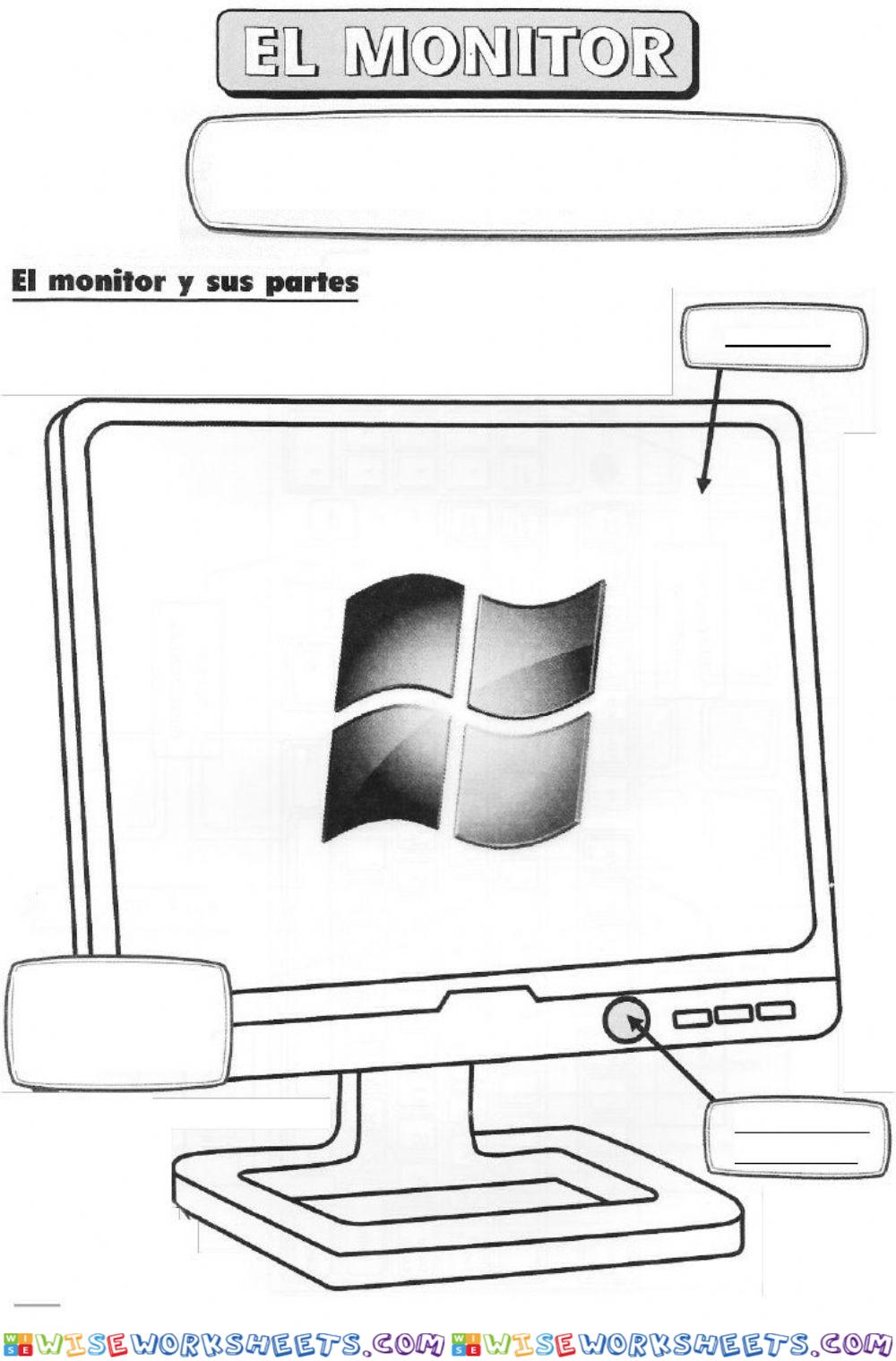 Partes del monitor