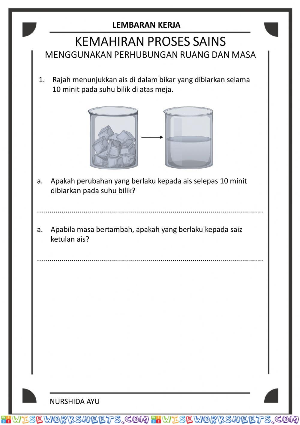 Mengunakan perhubungan ruang dan masa