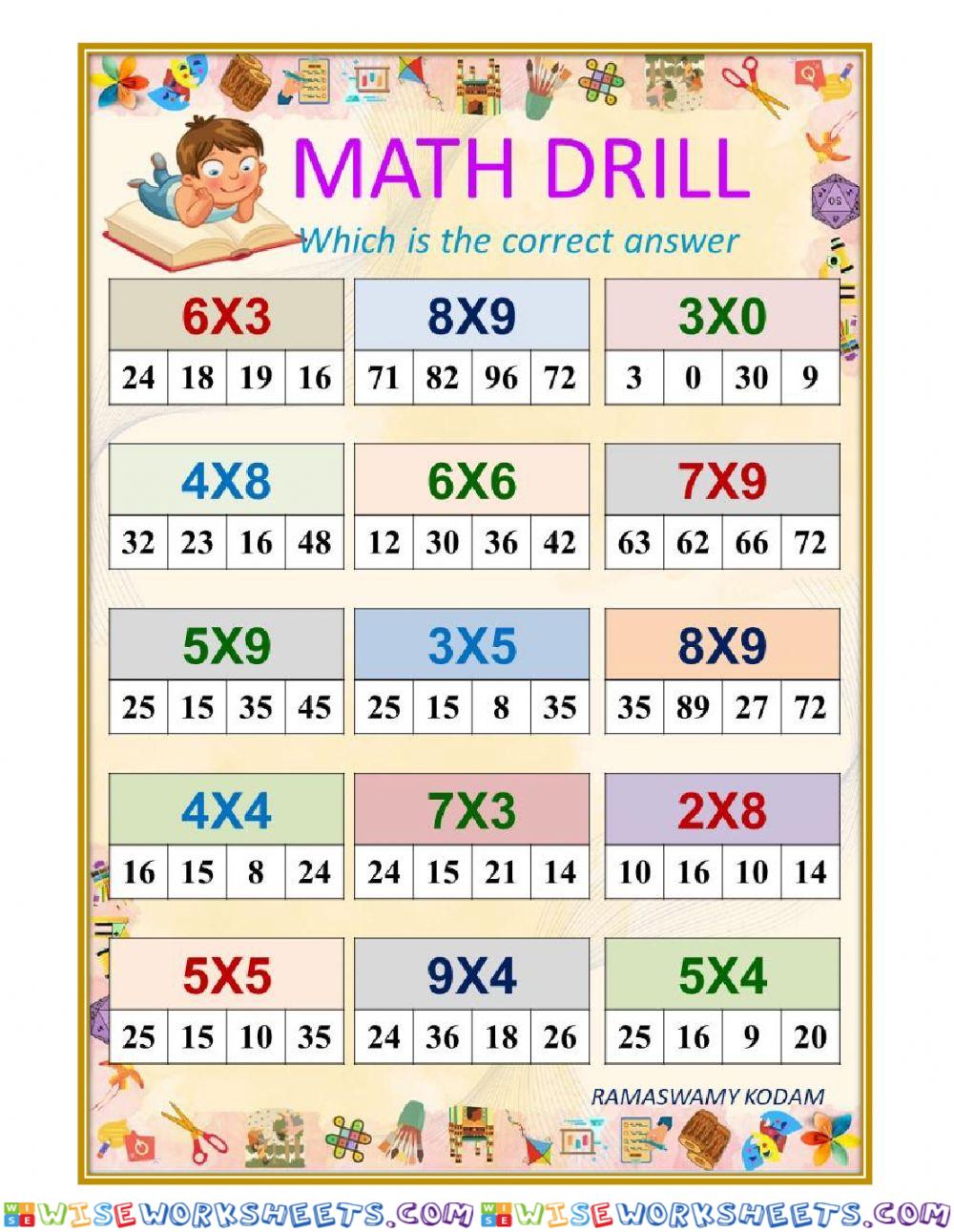 Math Drills