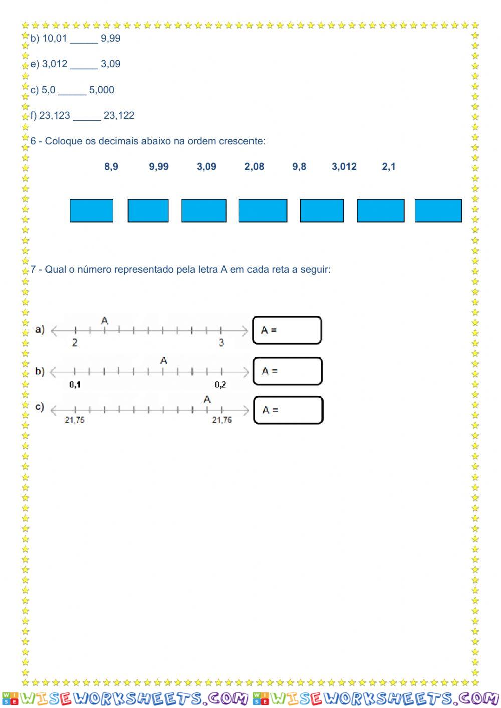 worksheet