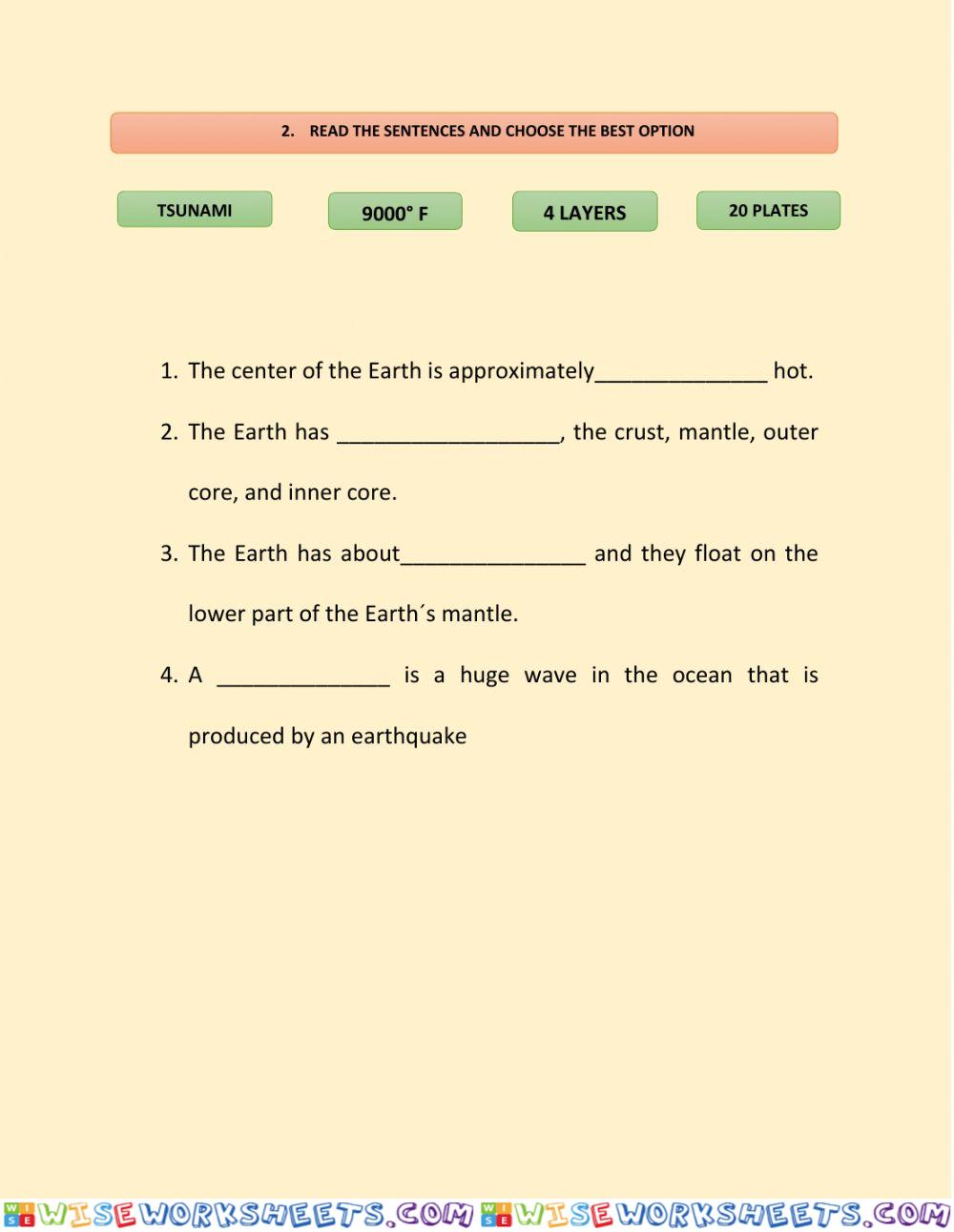 worksheet