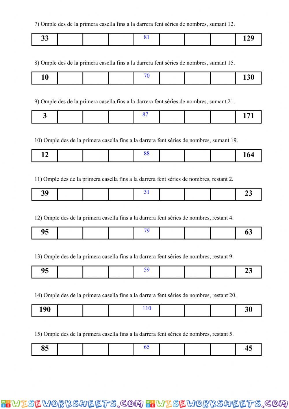 worksheet