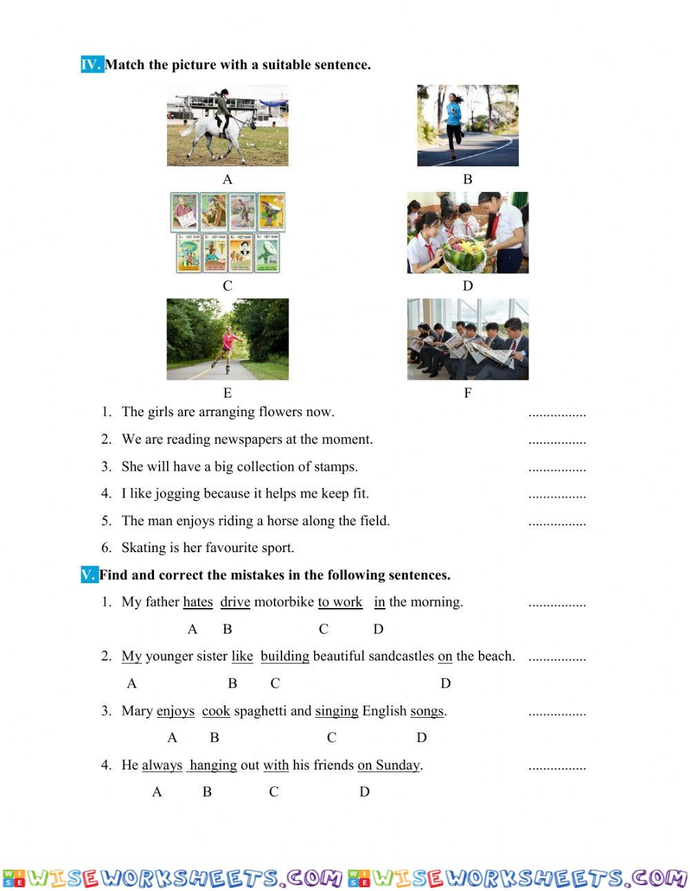 worksheet