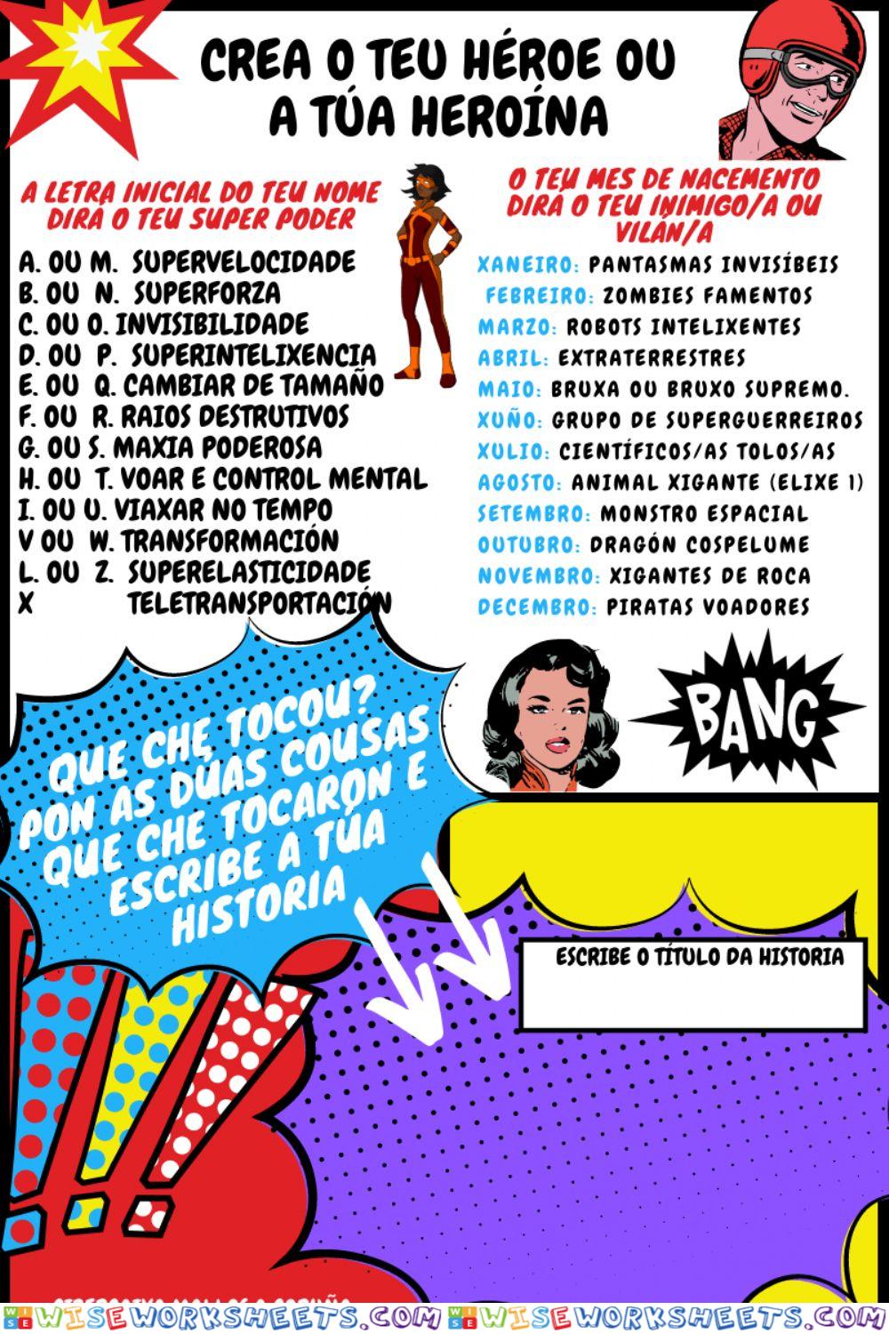Inventa unha historia