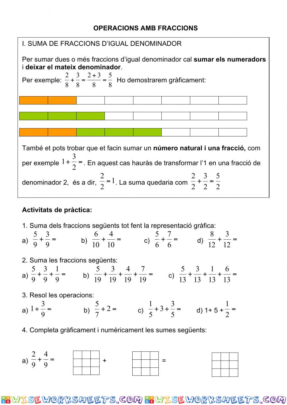 worksheet