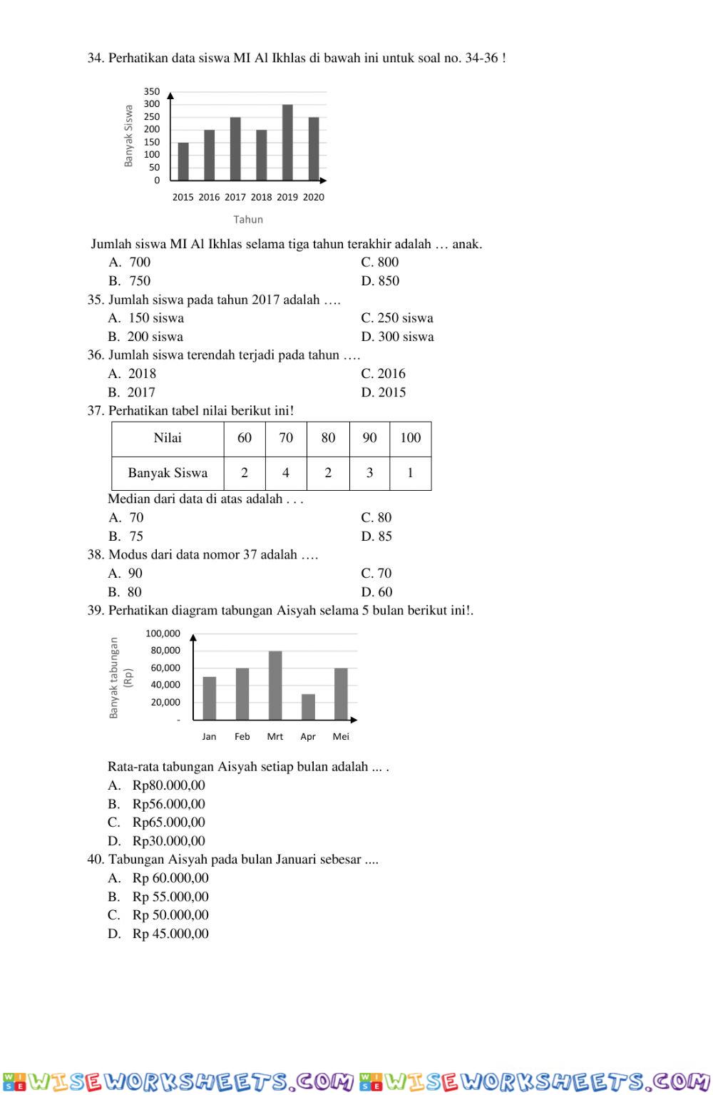 worksheet