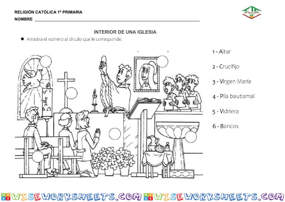 7-1º. Interior de una iglesia