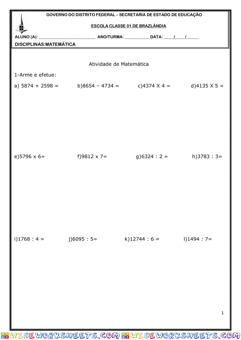 Matemática em destaque