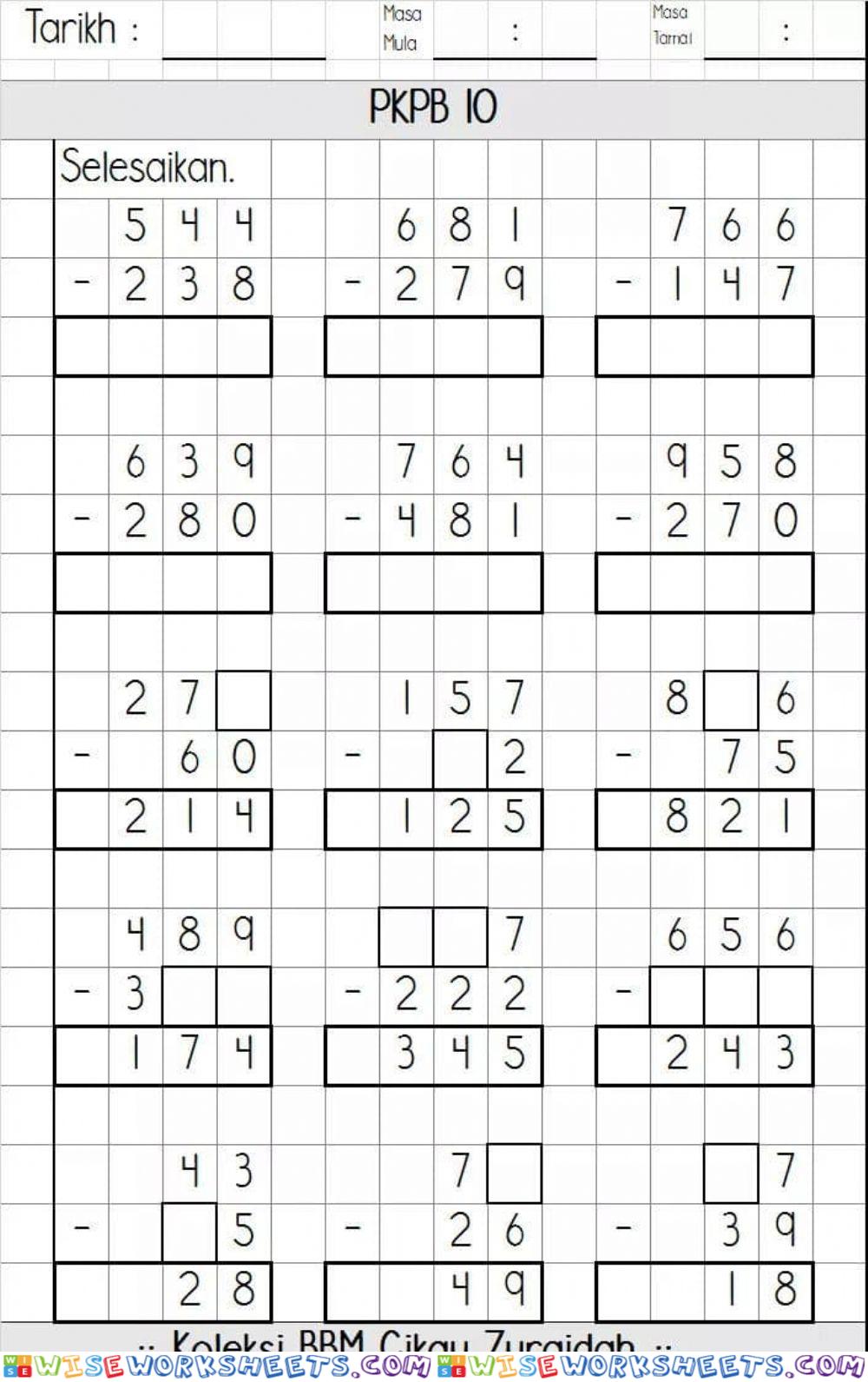 Matematik tahun 2- Cikgu Norzai