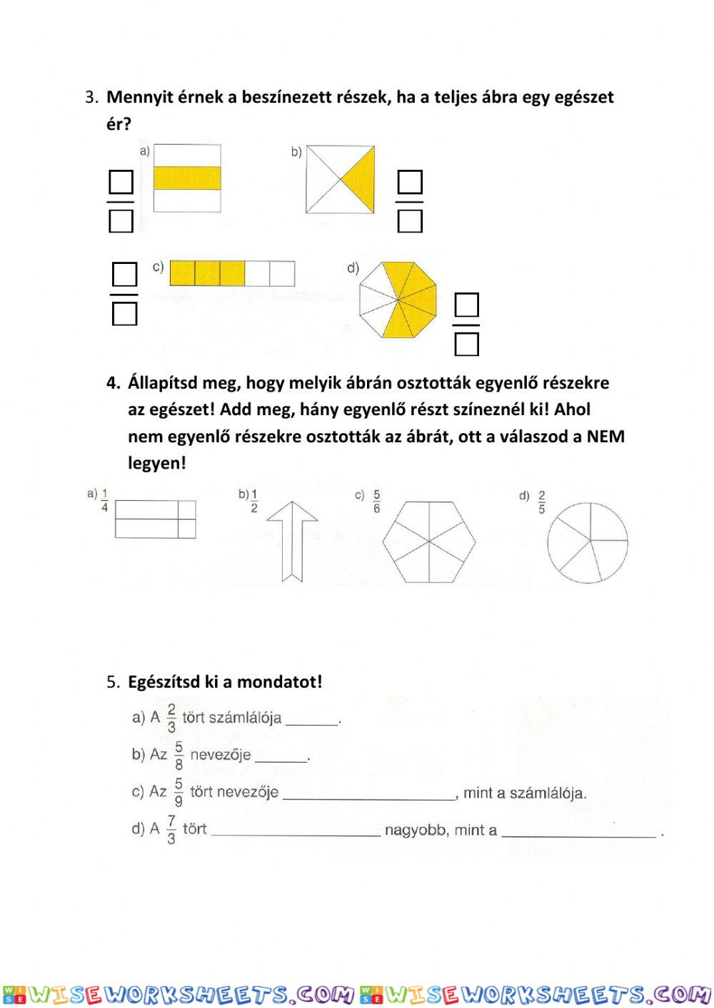 worksheet