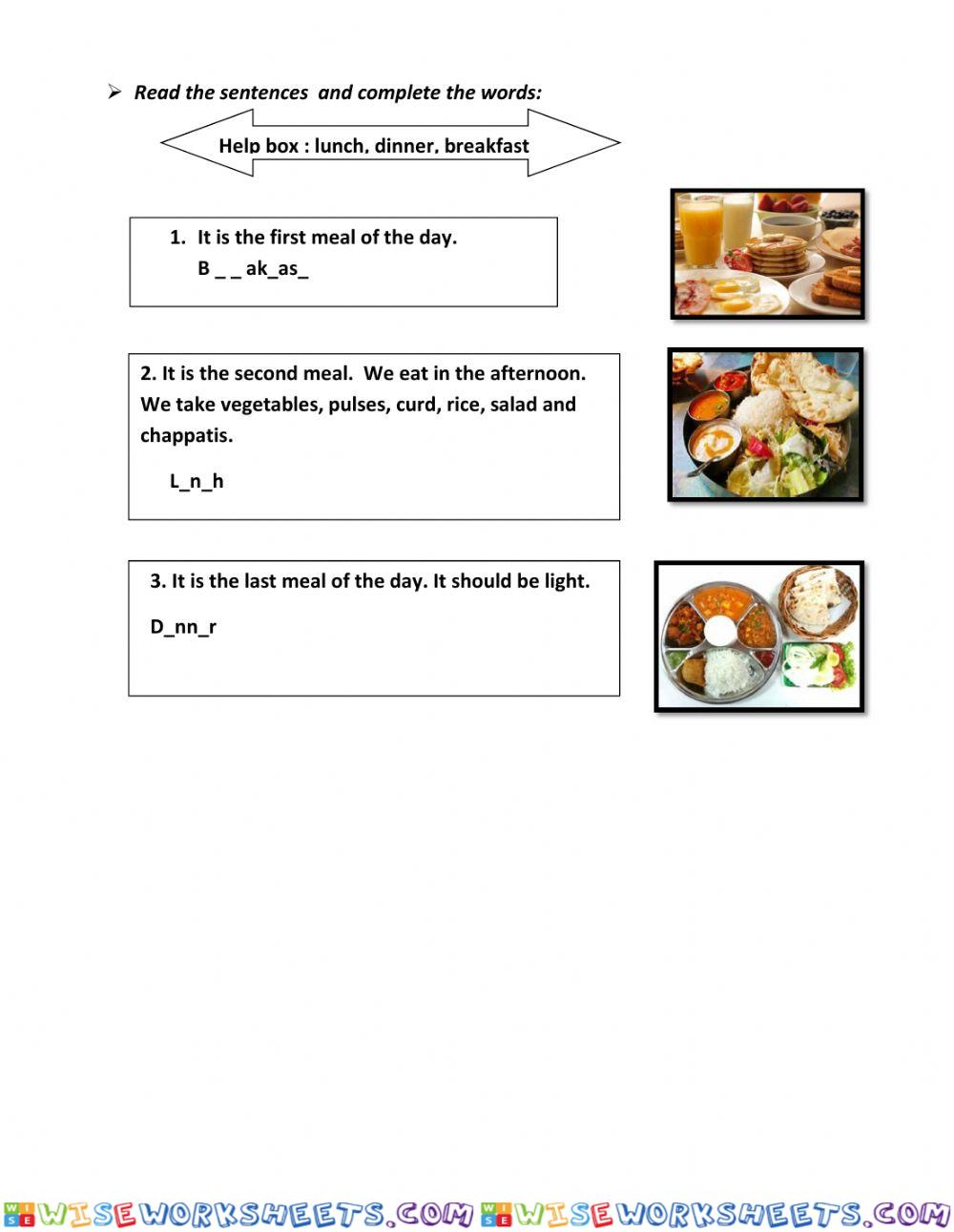 worksheet