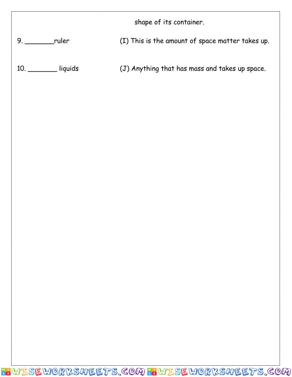 worksheet
