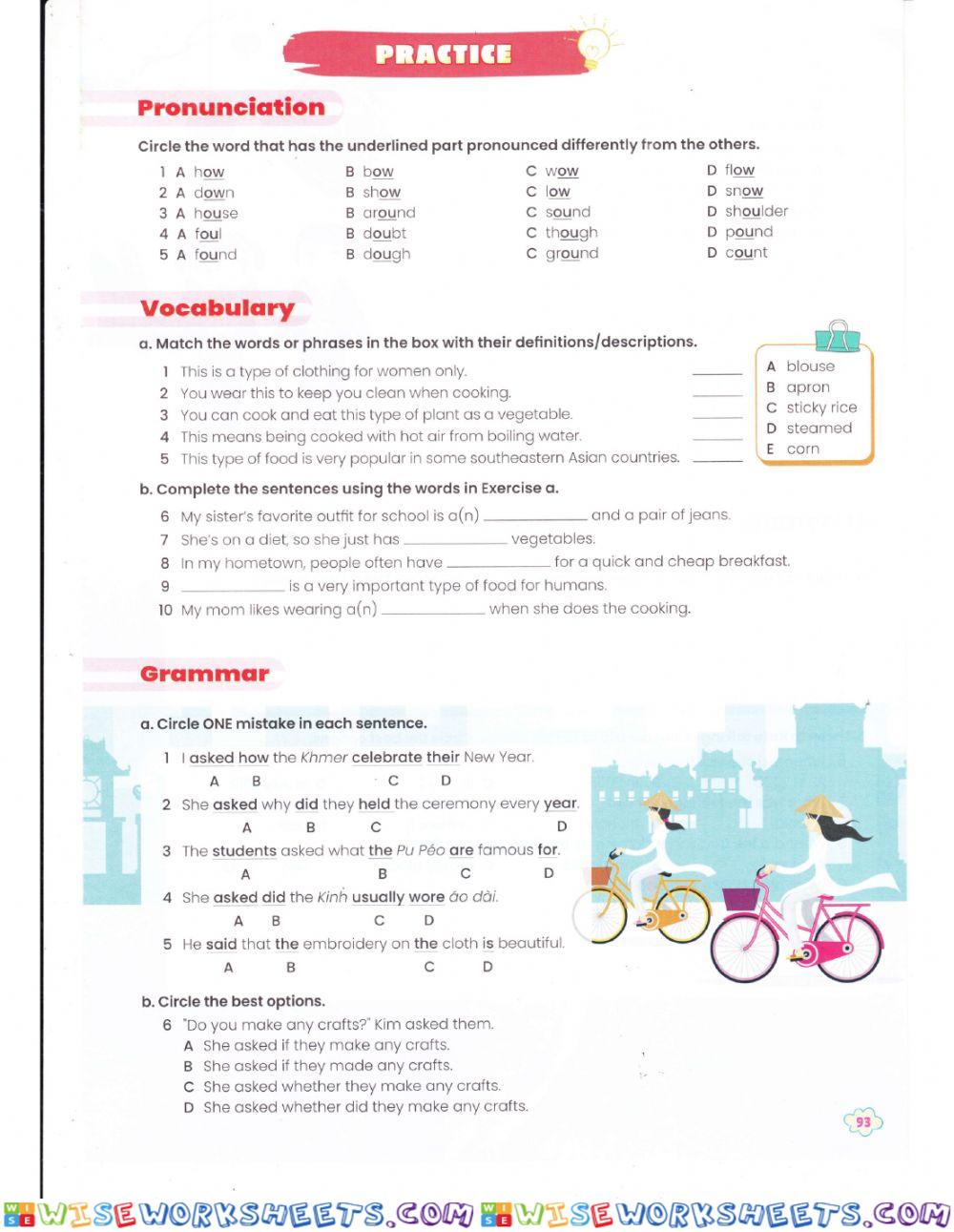 worksheet