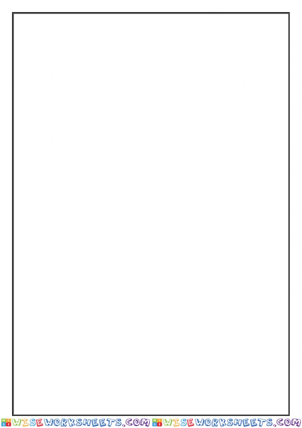 worksheet