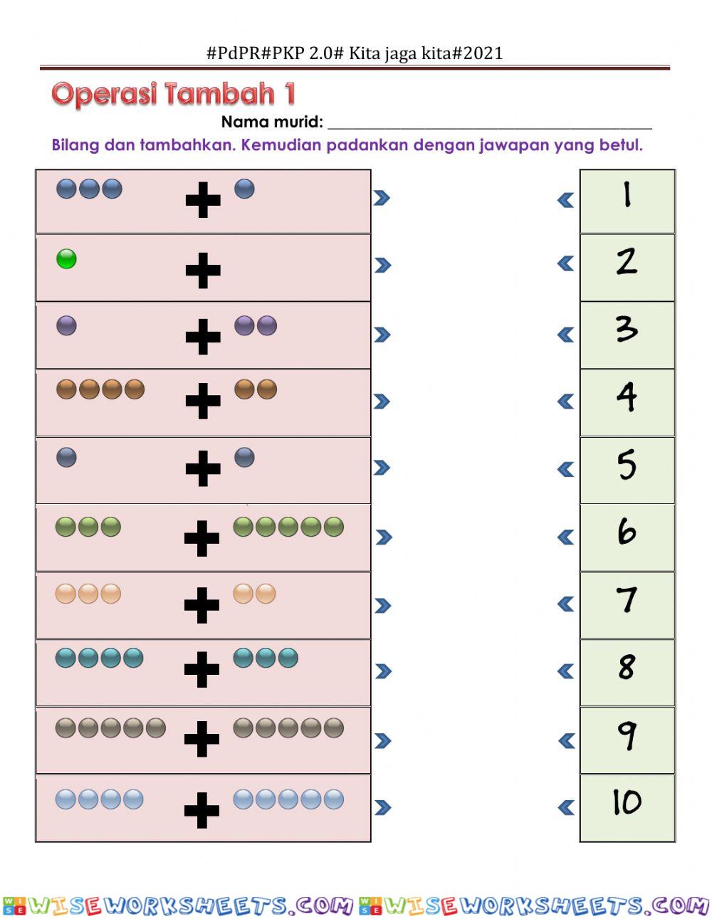 Operasi Tambah 1