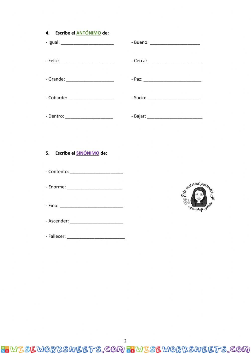 worksheet