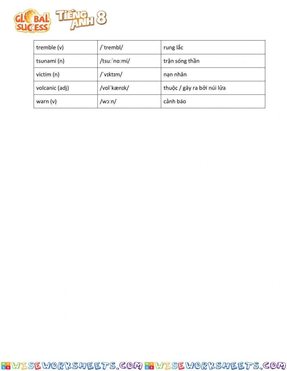 worksheet
