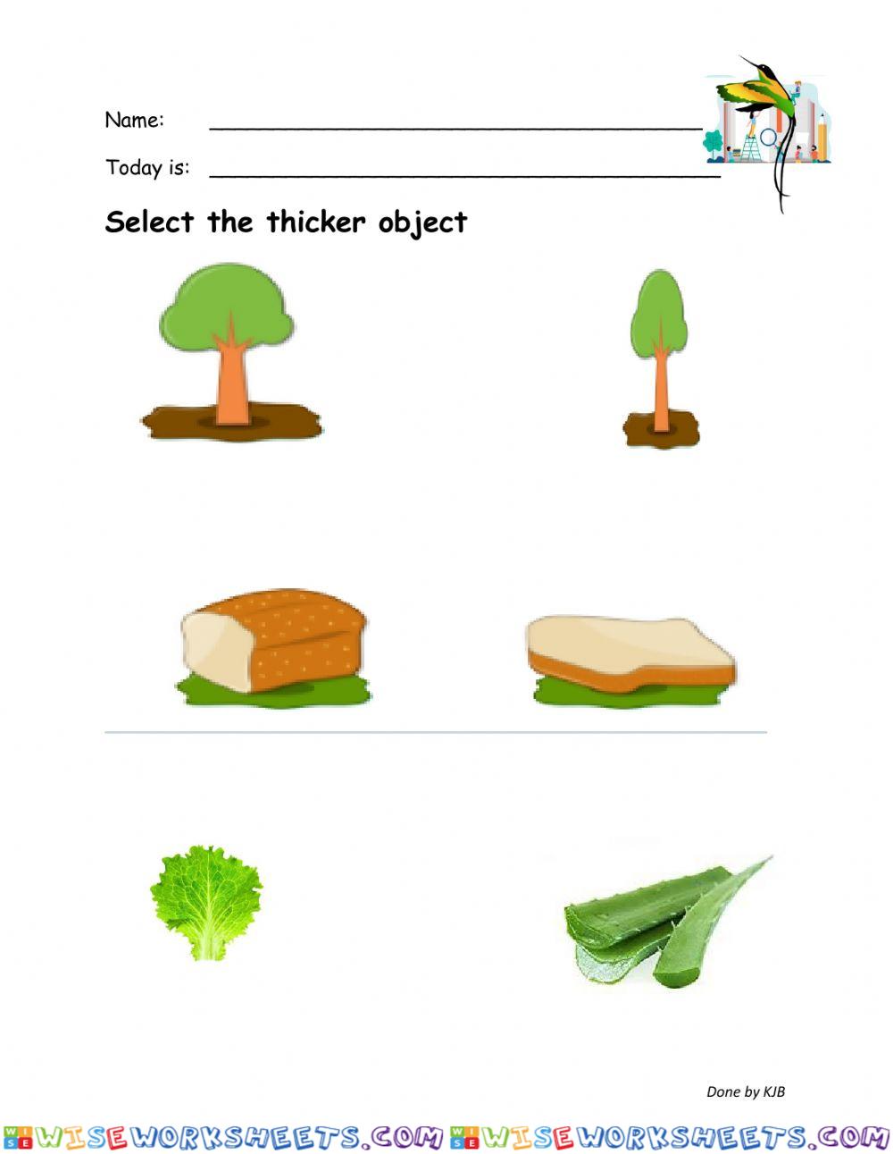 Thick and thin