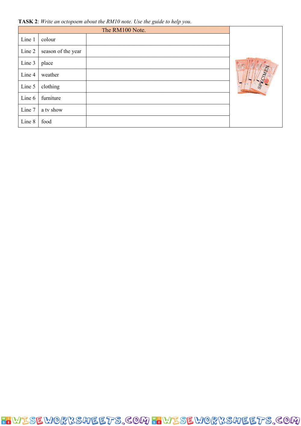 worksheet