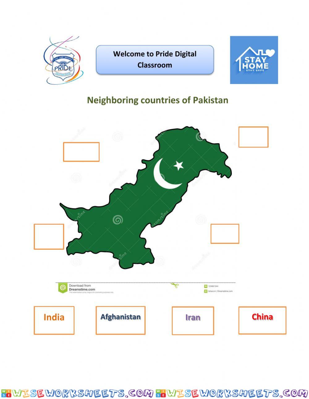 Neighboring countries of Pakistan