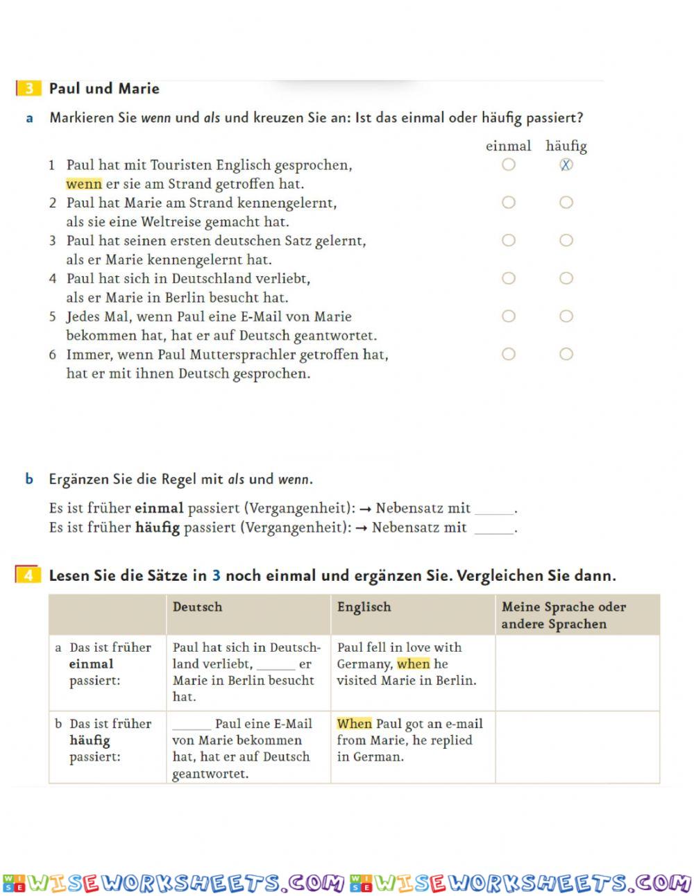 worksheet