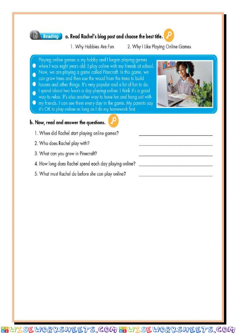 worksheet