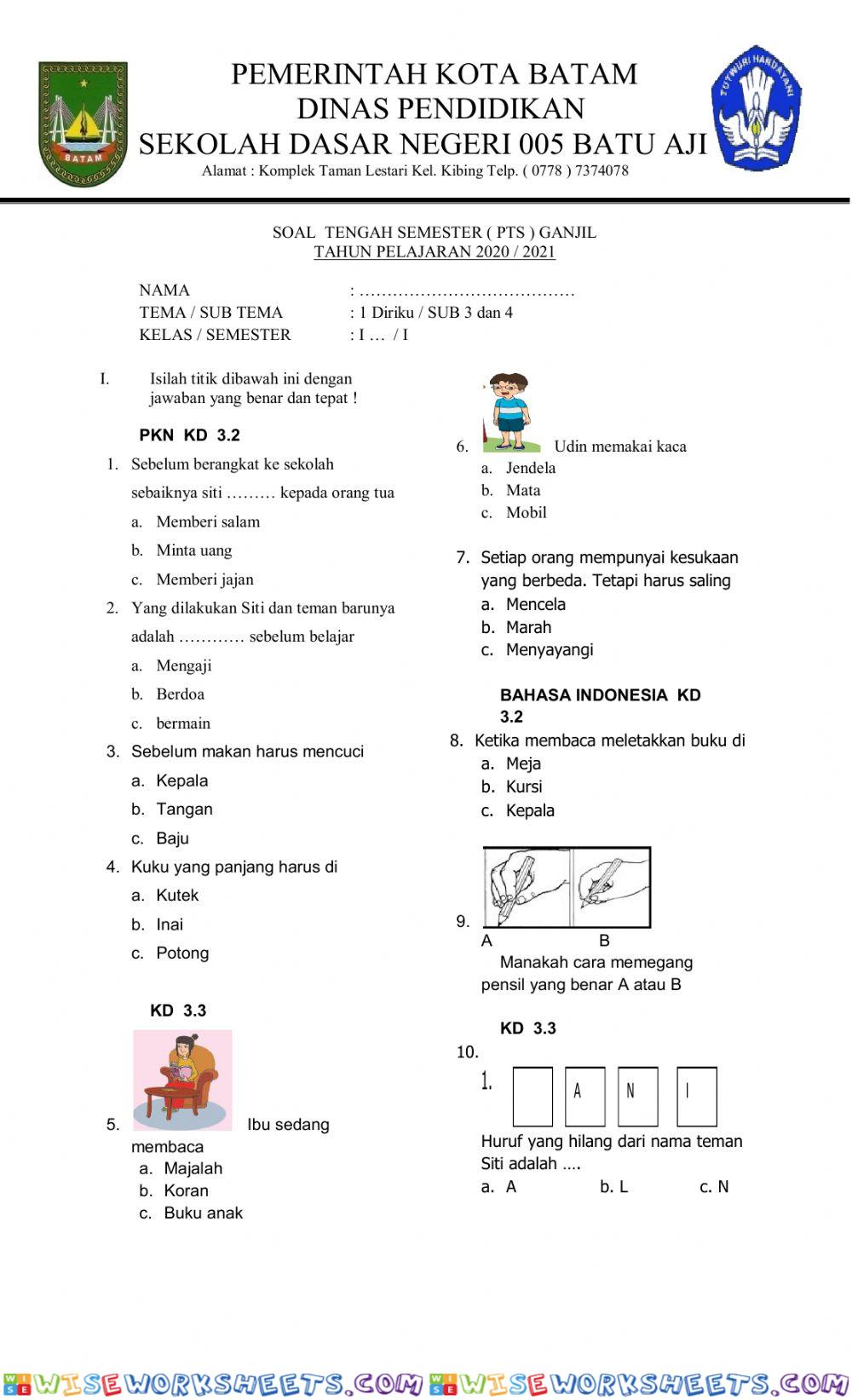 worksheet