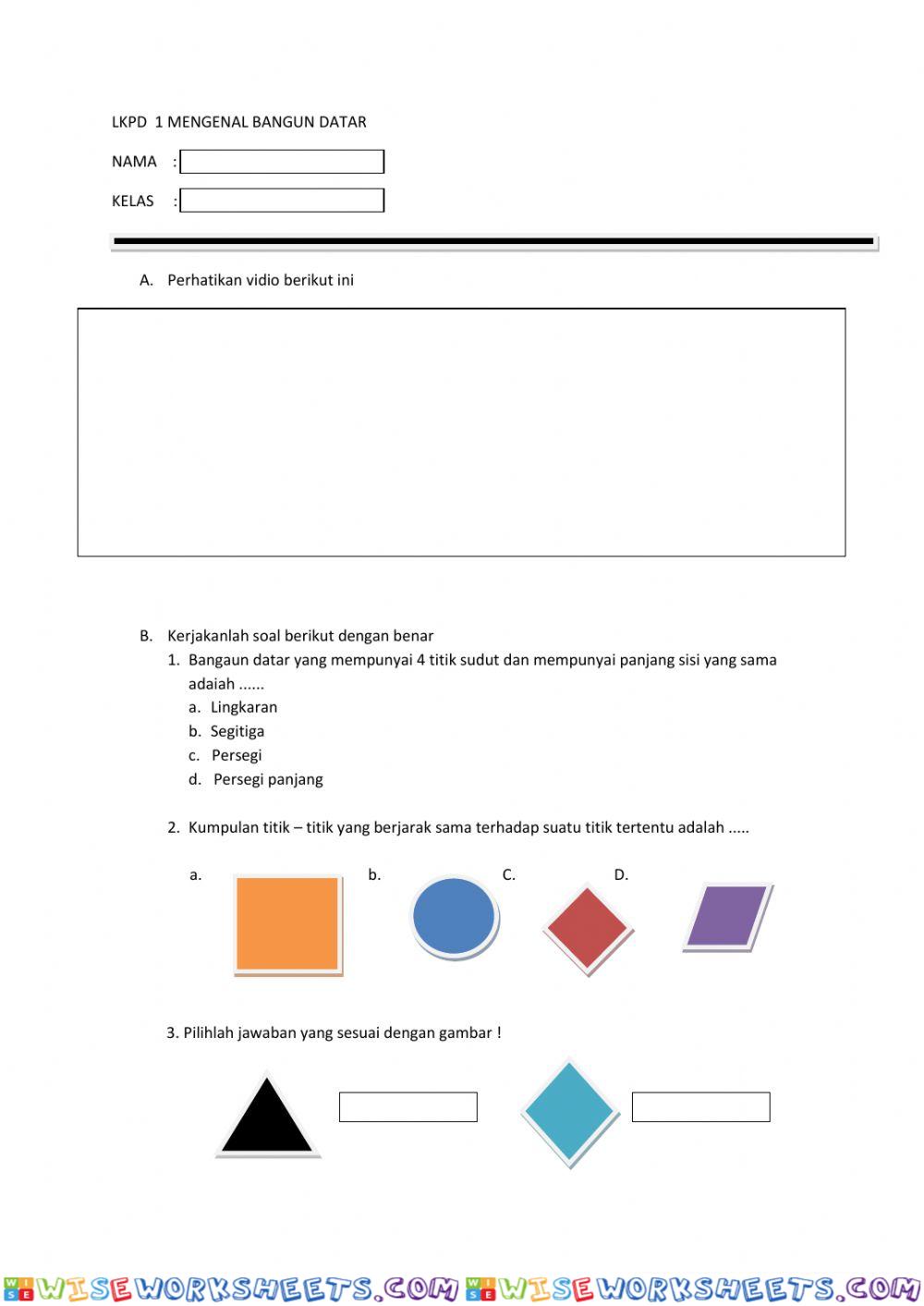 worksheet