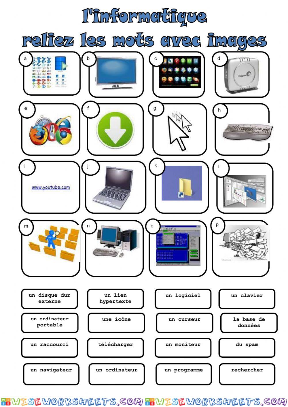 Vocabulaire informatique