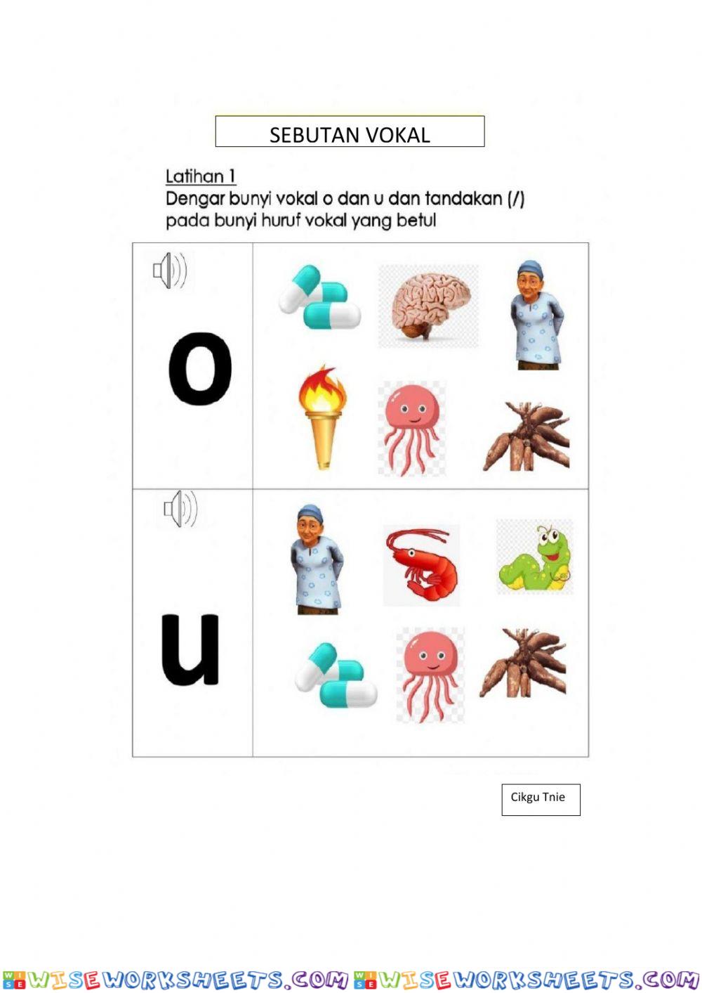 Sebutan vokal