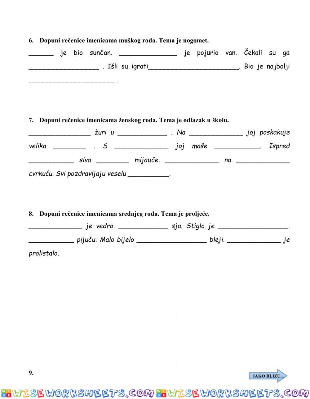 worksheet