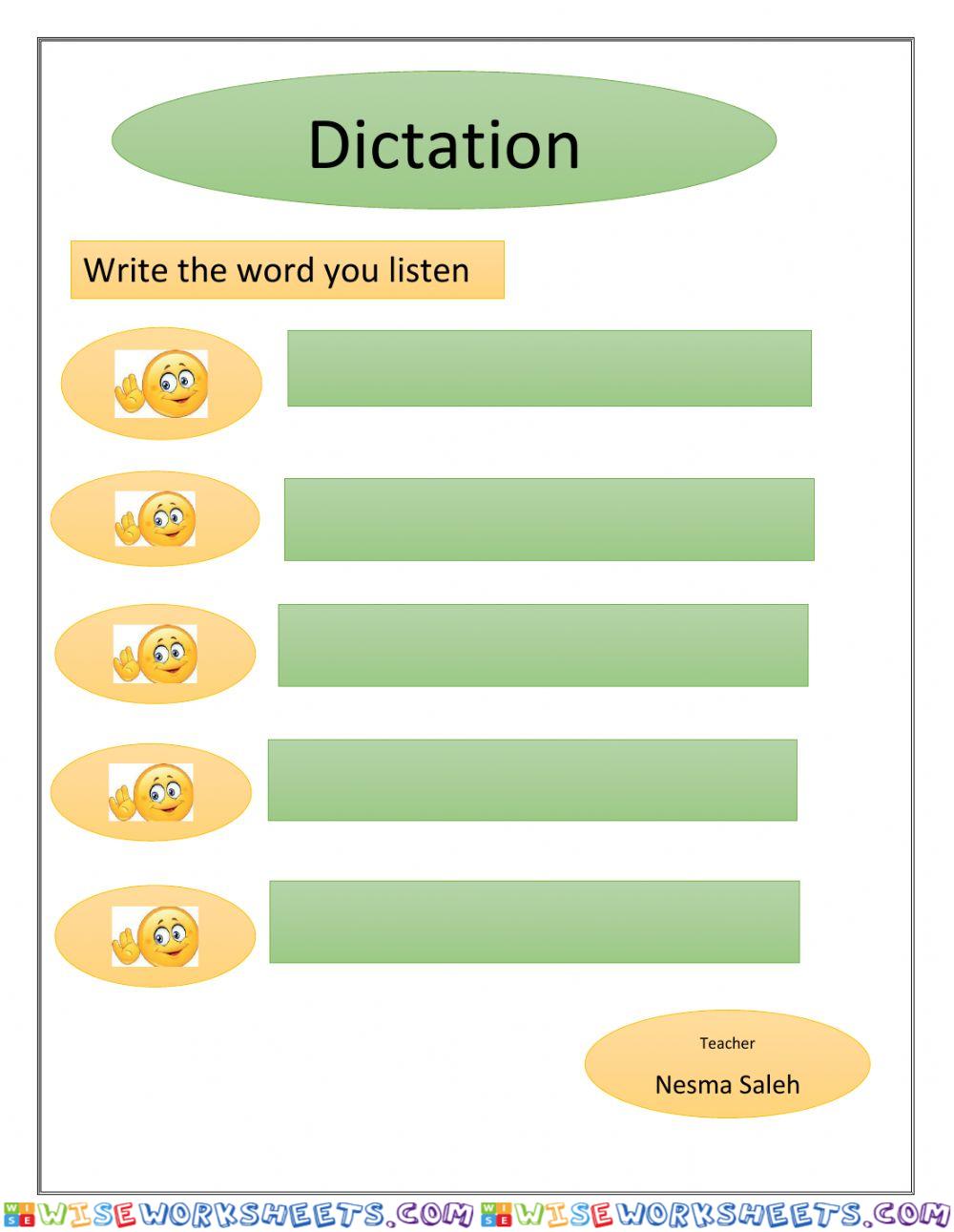 Dictation
