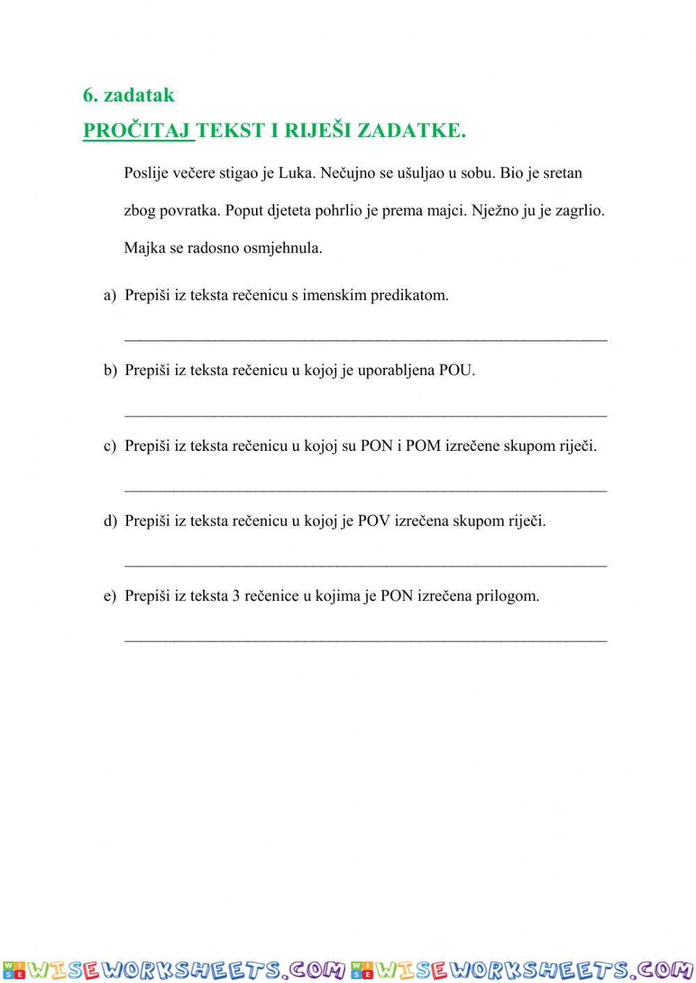 worksheet