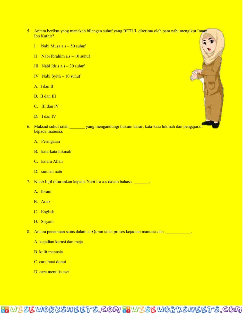 worksheet
