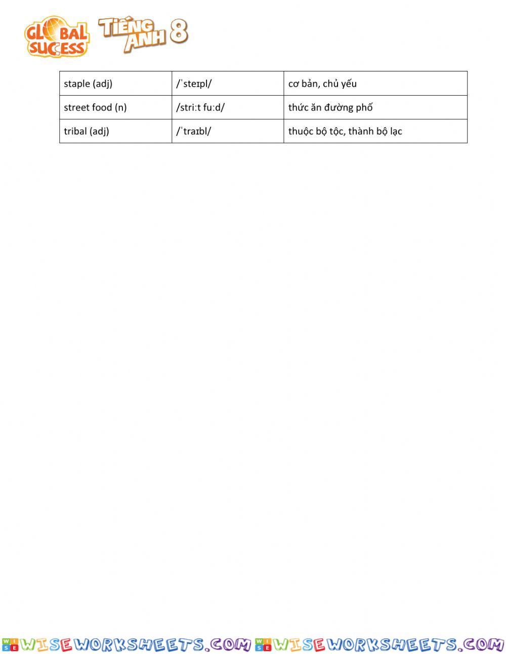 worksheet