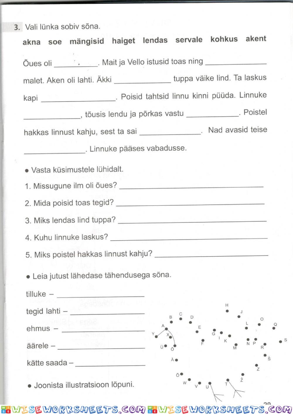 worksheet
