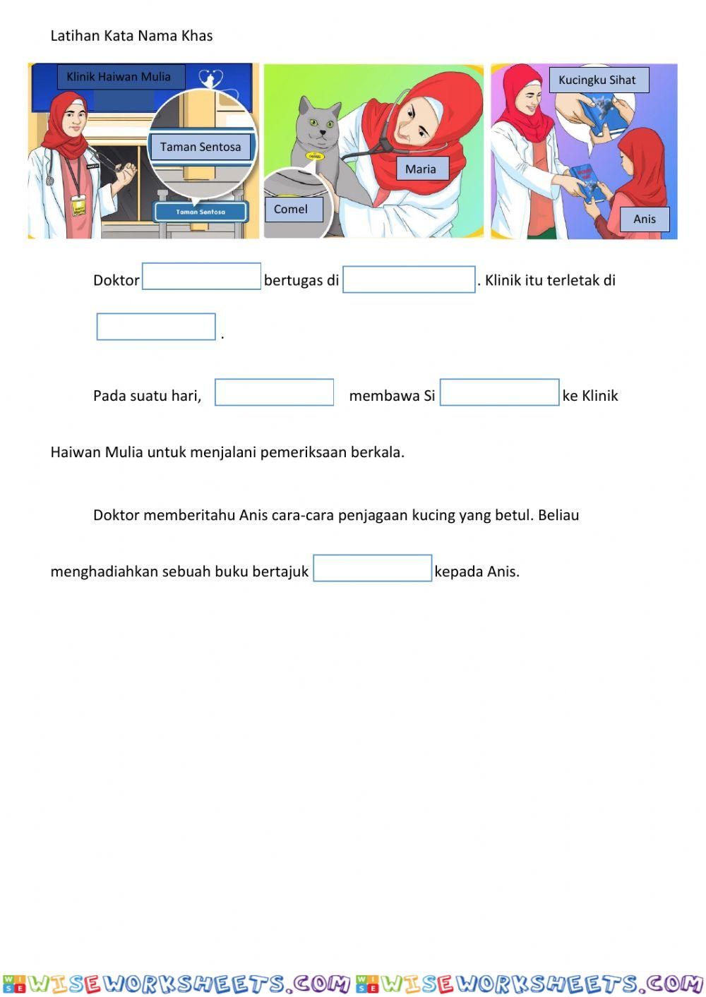 Latihan Kata Nama Khas