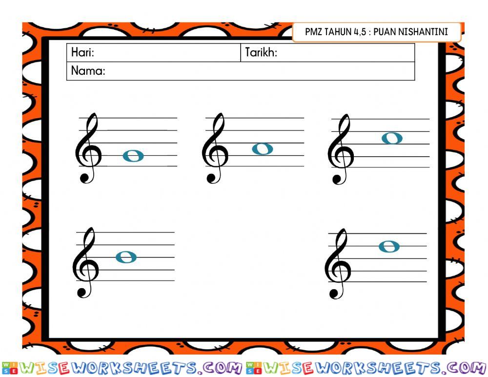 Music notes quiz