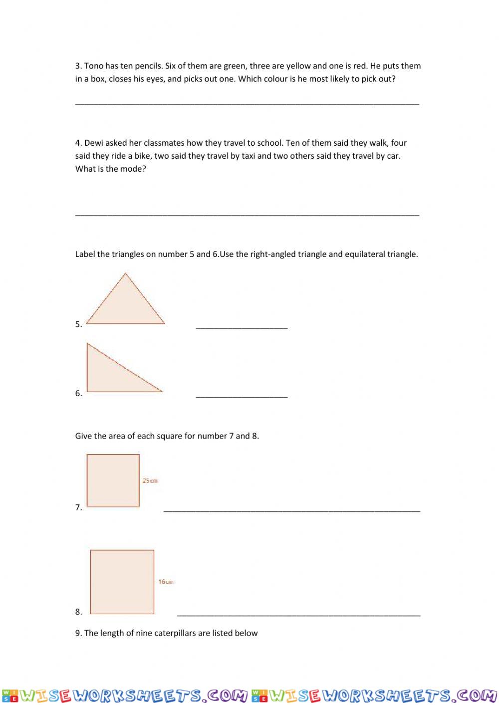 worksheet