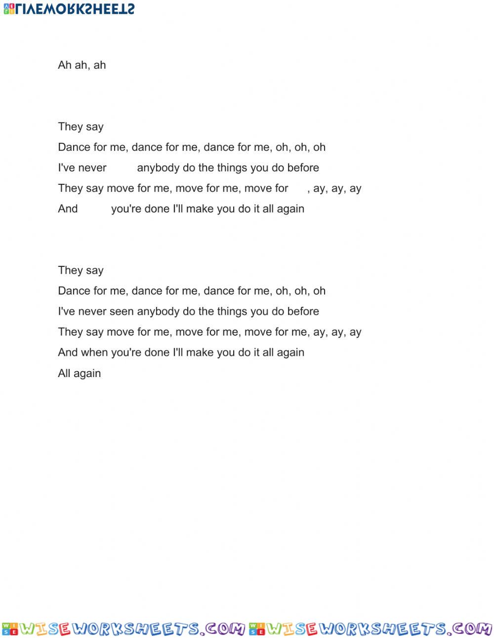 worksheet
