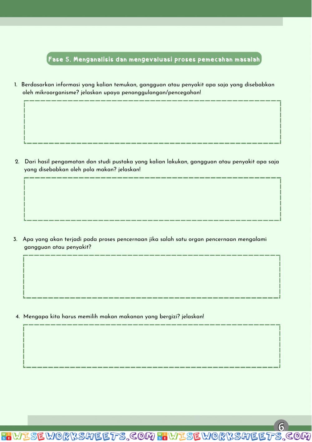 worksheet