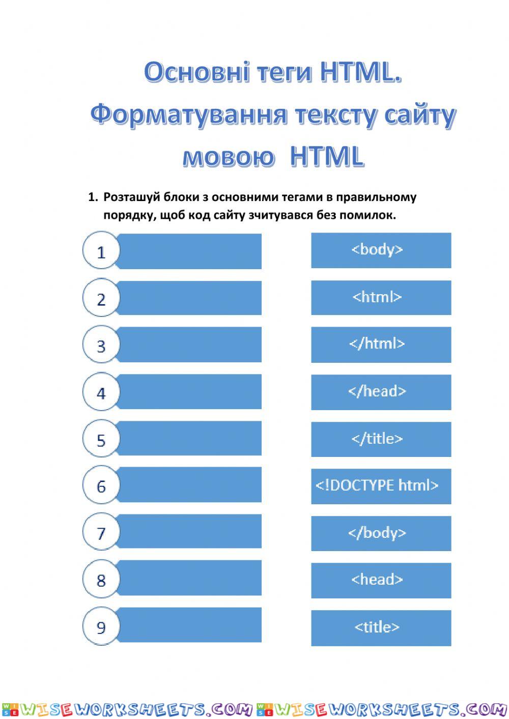 Informatika html