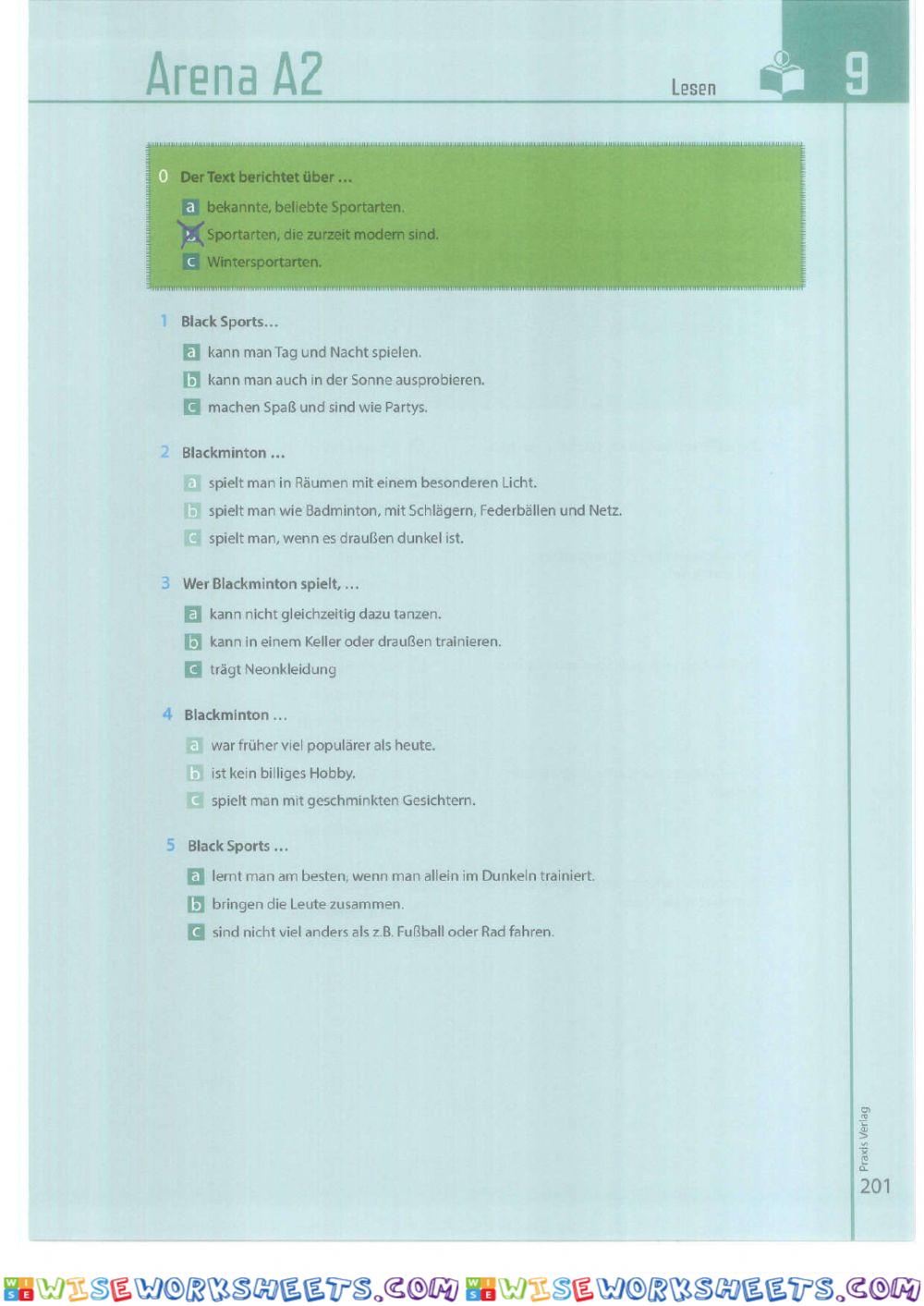 worksheet