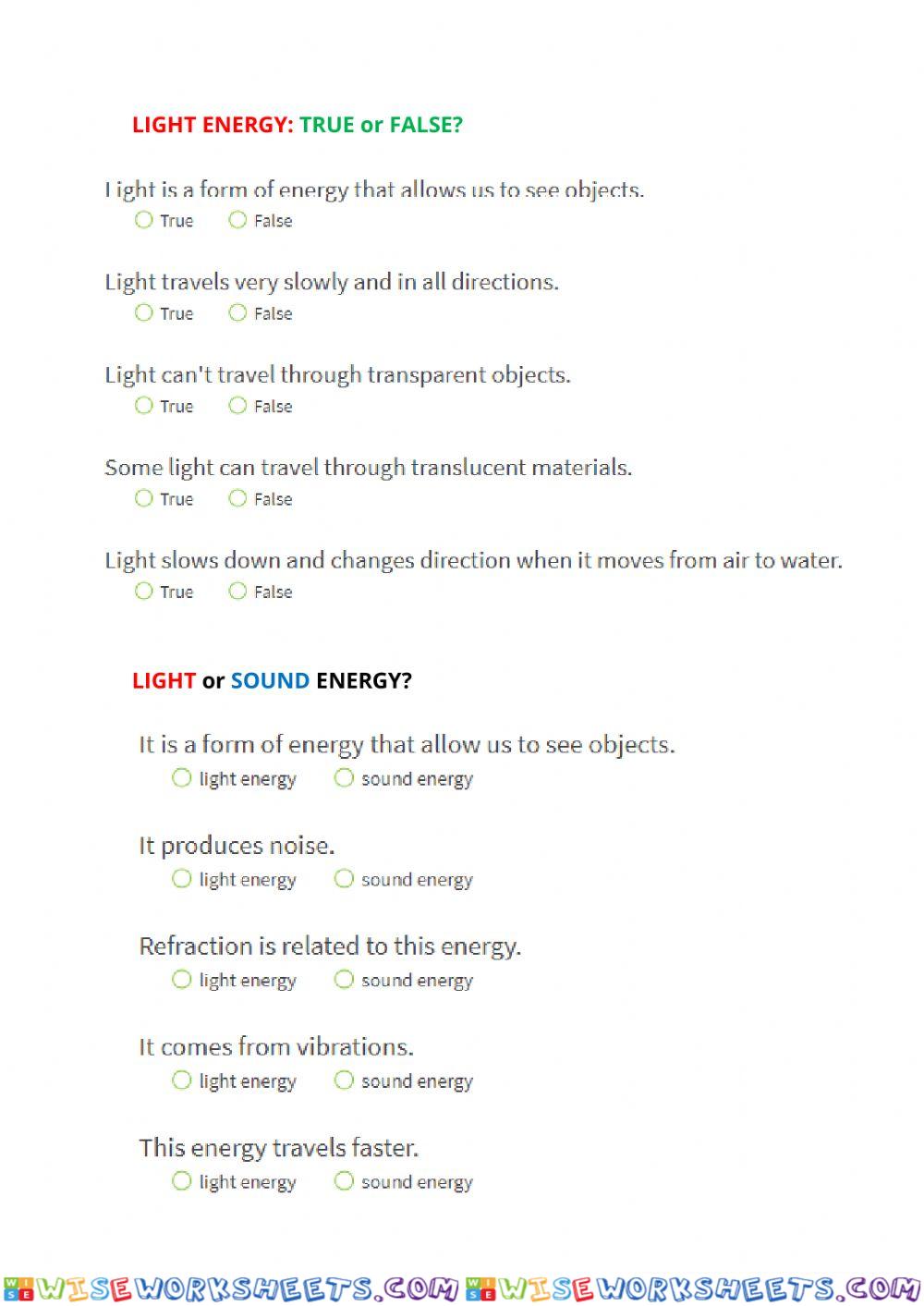 worksheet